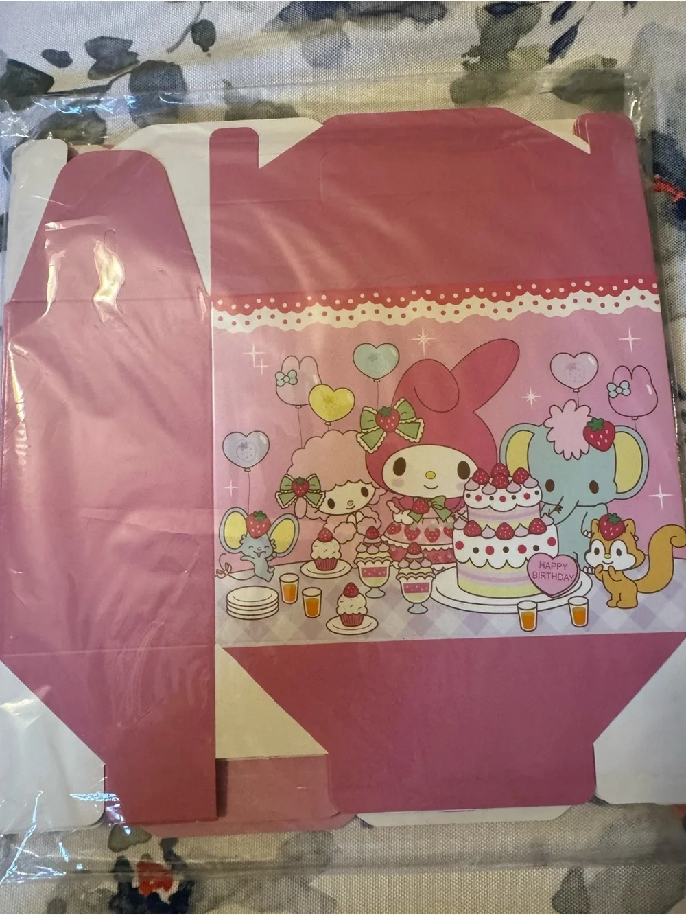 Sanrio My Melody Pink Party Favor Treat Boxes